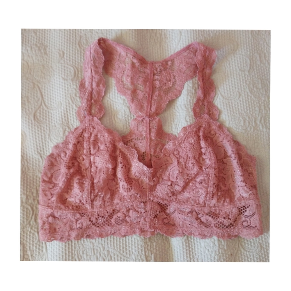 Express Unlined Lace Racerback Bralette